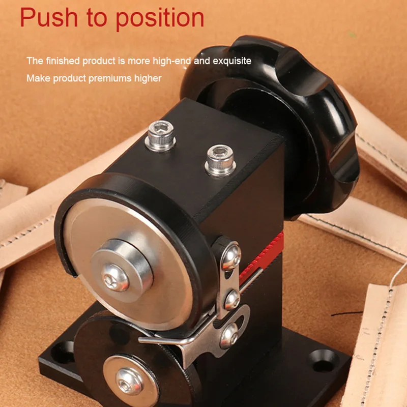 

DIY Leather Strap Splitter Trimming Machine Max Cut 4MMThick Hand-Pull Leather Cutting Machine