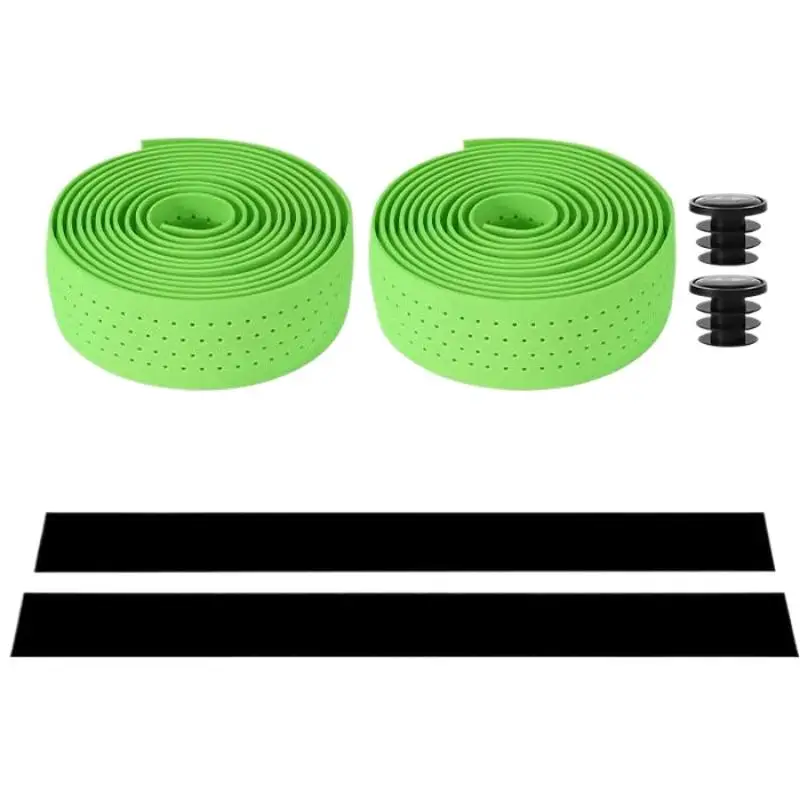 AliExpress ouhoe [J] 1Pair Anti-Vibration Bike Handlebar Tape Non-Slip PU EVA Bicycle Handle Bar Tape Soft Skin-friendly Road Bike Handlebar Tape