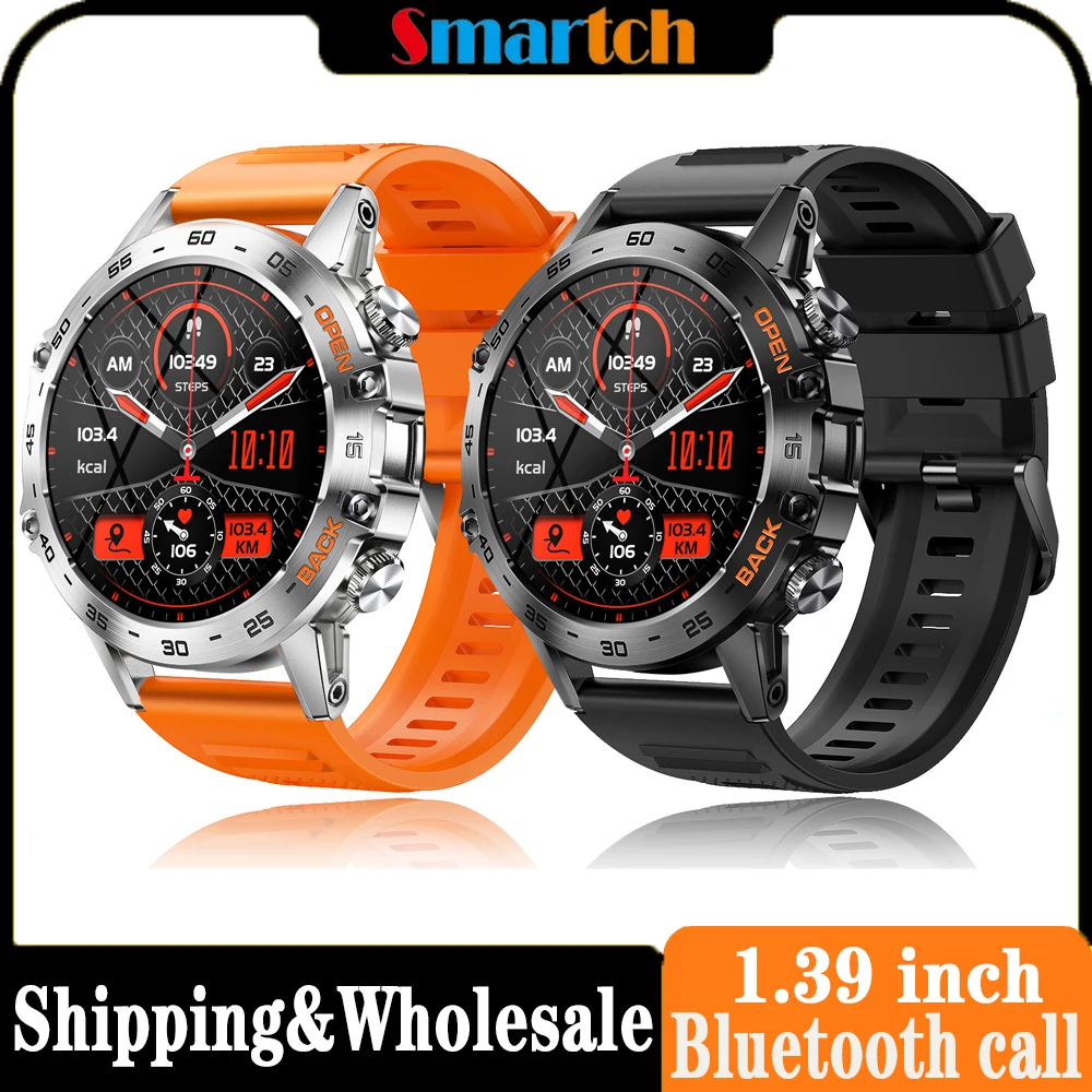 

Smart Watch Custom Dial Blue Tooth Call Heart Rate Blood Oxygen Waterproof Long Battery Time Smartwatch For Men Outdoor Sports