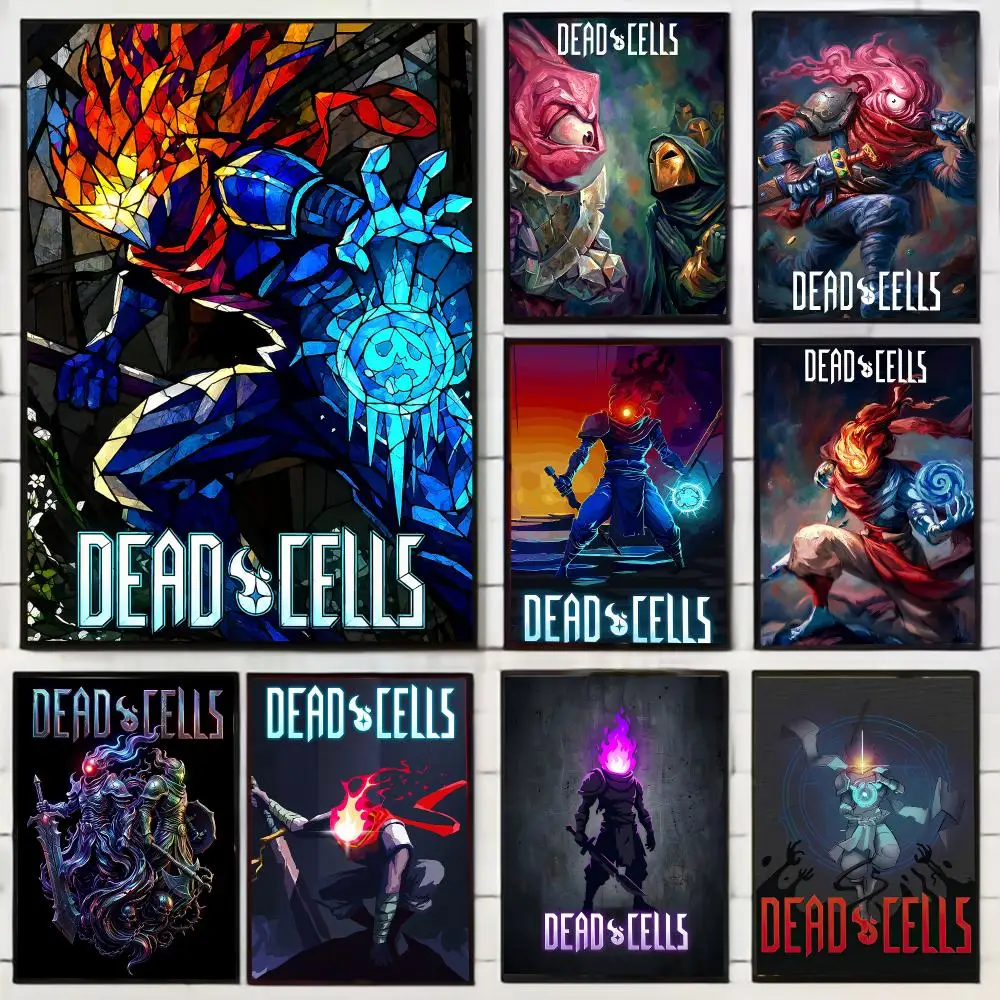 Game D-Dead C-Cells Painting Calligraphy Stylish Wall Art Poster, Bedroom Living Room Home Decor Gift