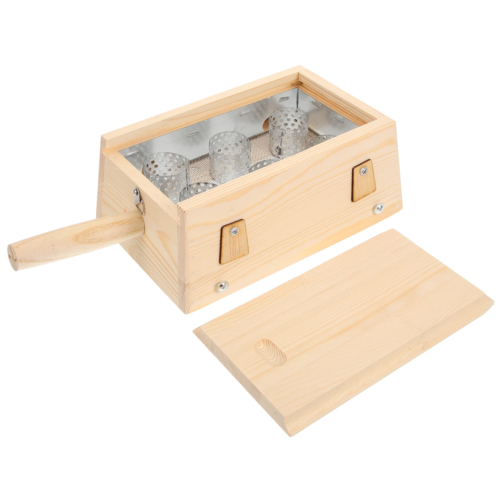 

Moxibustion Box Treatment Tool Adjustable Moxa Boxes Body Pot Wooden Case Household