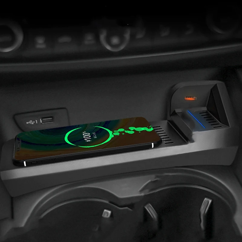 

Автомобильное беспроводное зарядное устройство 15 Вт для Audi A3 8V S3 2014-2020, быстрое зарядное устройство для телефона с левым рулем, зарядная панель, держатель для зарядки