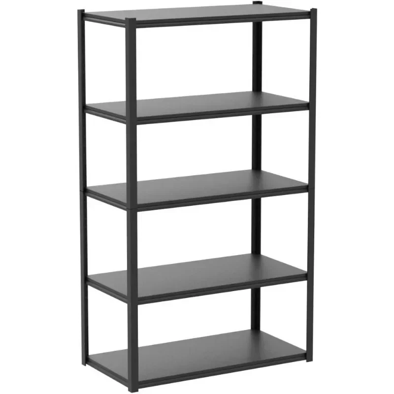 

40" W Garage Shelving Heavy Duty Garage Storage Shelves Load 2000Lbs, Wide Heavy Duty Shelving, Adjustable 5-Tier Metal