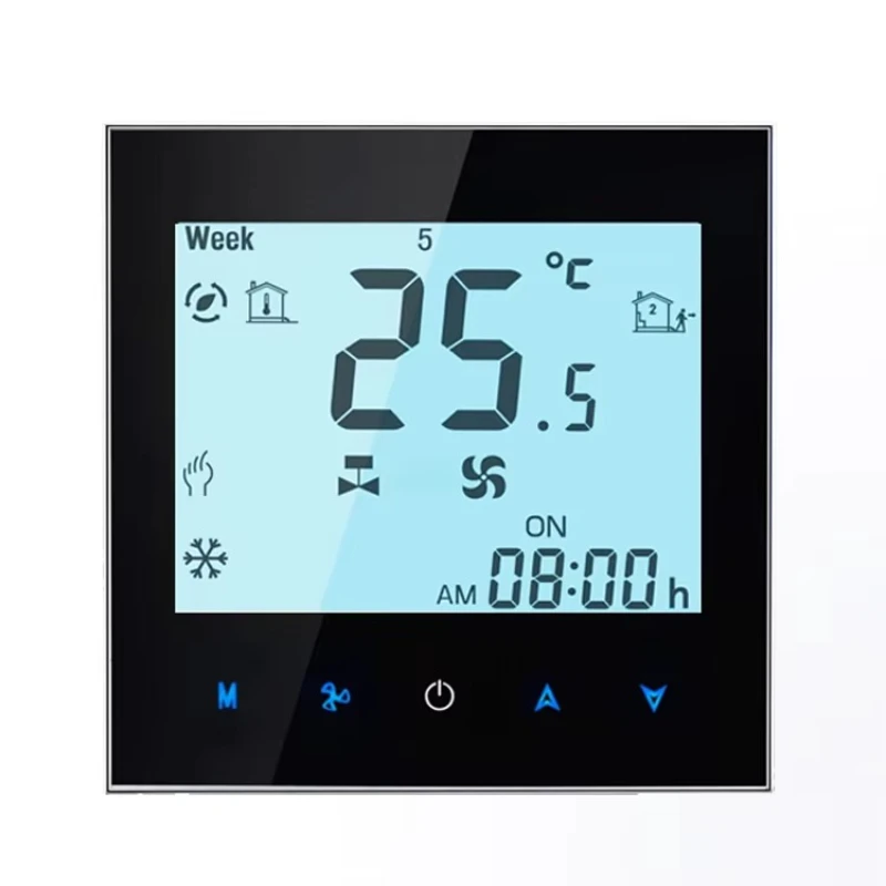 

1000 double tube fan coil thermostat AC Tuya wireless smart thermostat air conditioner temperature regulator