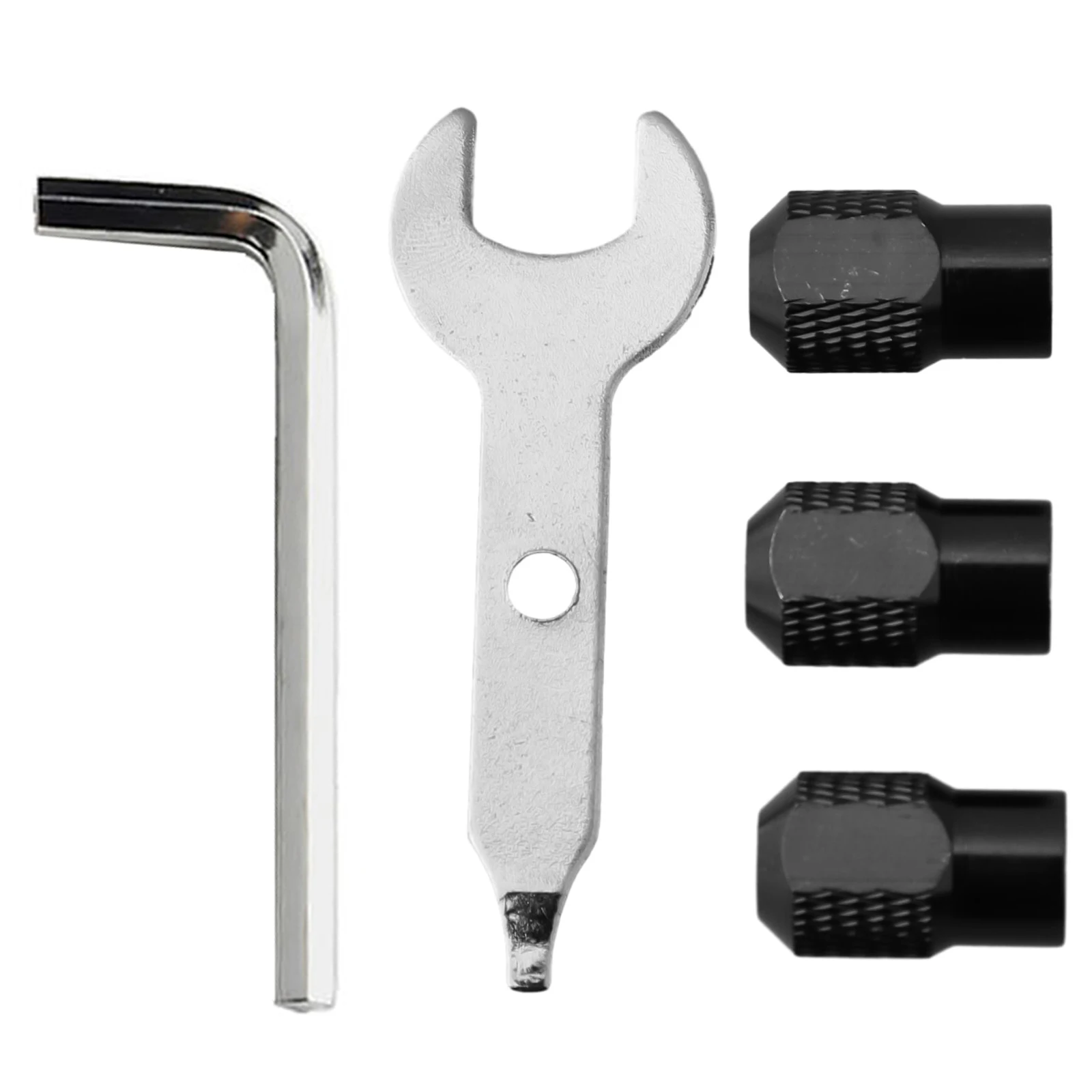 Rotary Accessory Chuck Nut For Hobby Crafting Two Wrenches Included Dust Blower Compatible Rotary Tool Accessories Kit