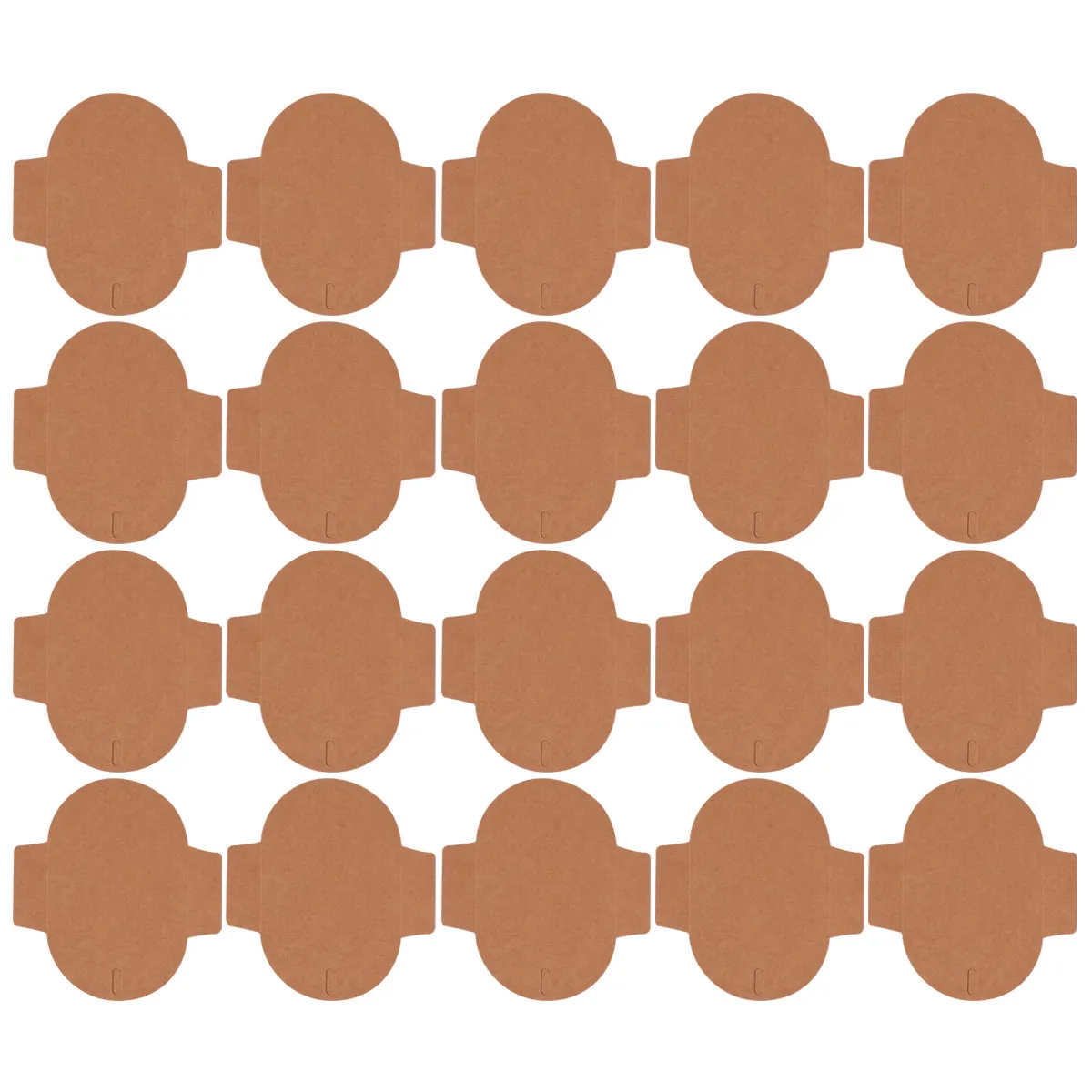 

20 шт. экологичных конвертов из крафт-бумаги для приглашений, объявлений, пожеланий и отправки открыток на особых случаев