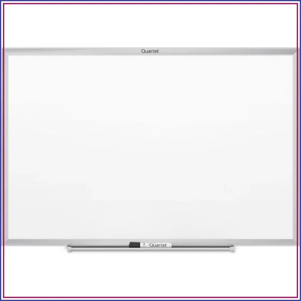 48x36 Magnetic Dry Erase White Board, Nano-Clean Surface, Silver Frame