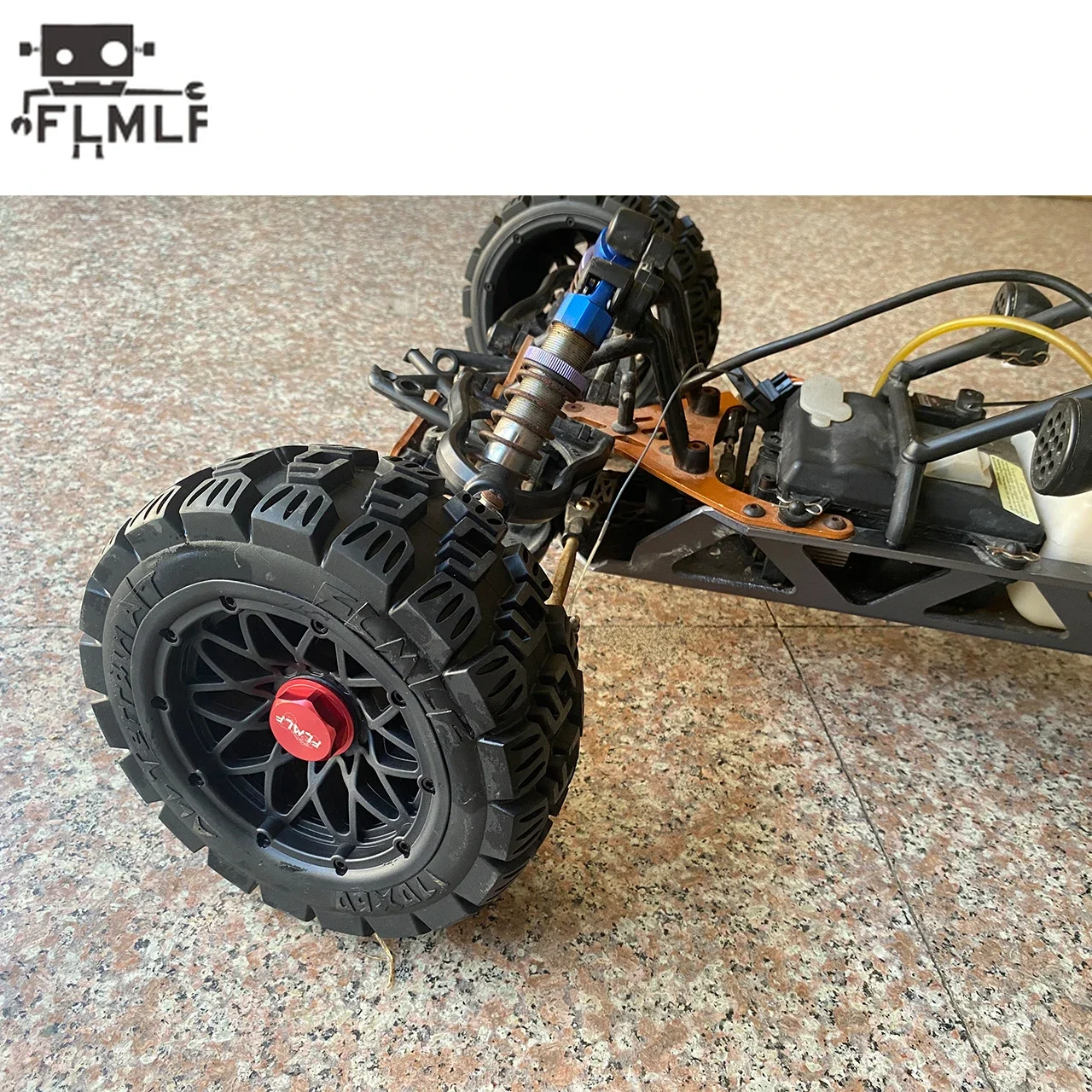 Rc รถ All Terrain ด้านหลังหรือด้านหน้า Super Grip ยางล้อ Hub Beadlock แหวนชุดสําหรับ 1/5 HPI ROFUN ROVAN KM BAJA 5B SS อะไหล่