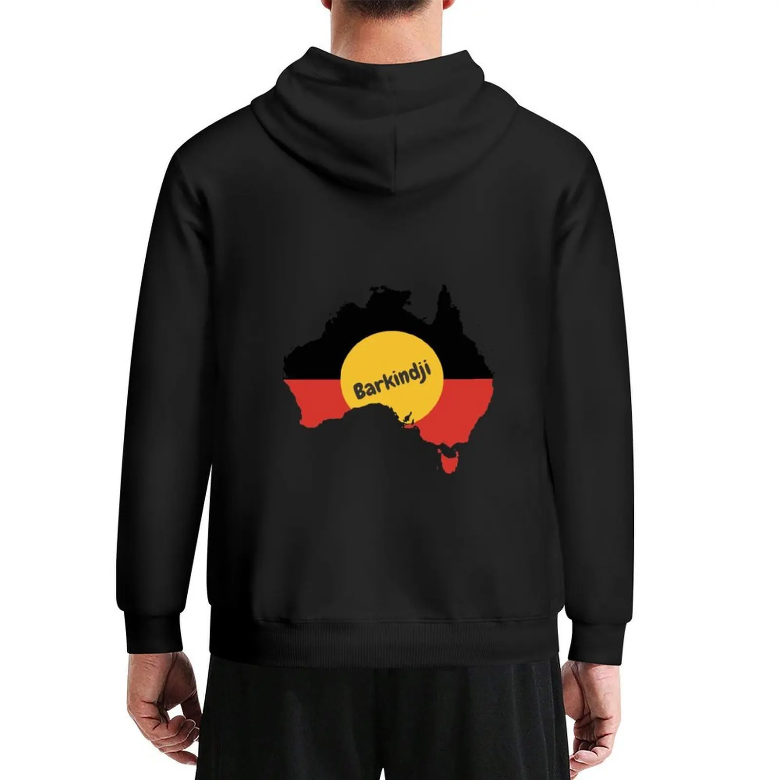 

Barkindji Aboriginal Australian Hoodie japanese style mens designer clothes anime clothes men's clothing men's oversize hoodie
