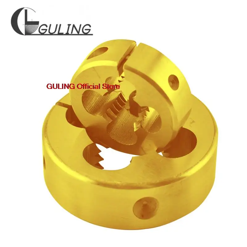 HSSE With Tin AR-D Left hand Round Die UNC4-40L 5-40L 6-32L 8-32L 10-24L 1/4-20L 5/16-18L 3/8-16L 1/2-13L Threading Dies