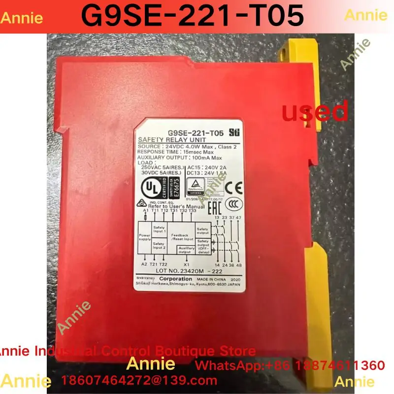 Brand New G9SE-221-T05 Safety Relay for Electronics And Automation