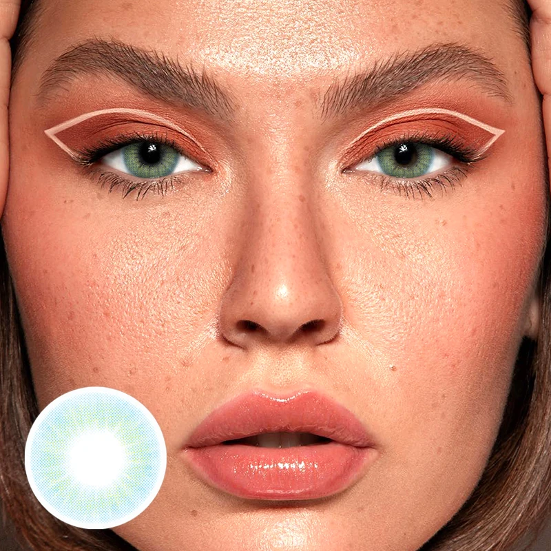 Bio-essence 1 Paar farbige Kontaktlinsen für Augen, graue Augenkontaktlinsen, blaue Linsen, natürliche Modelinsen, kosmetischer Augenkontakt – Detail 14