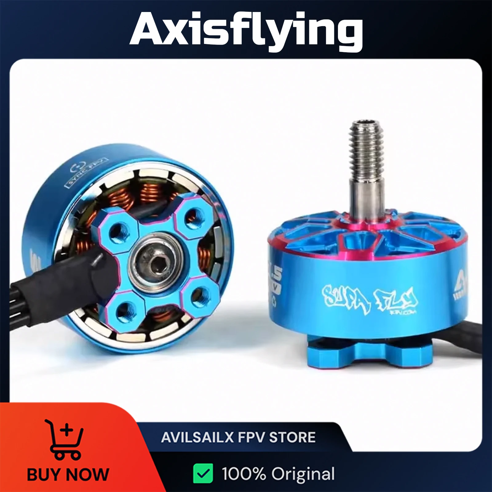 มอเตอร์ไร้แปรงถ่าน Axisflying Bando 2207.5 6S 1860KV 1960KV