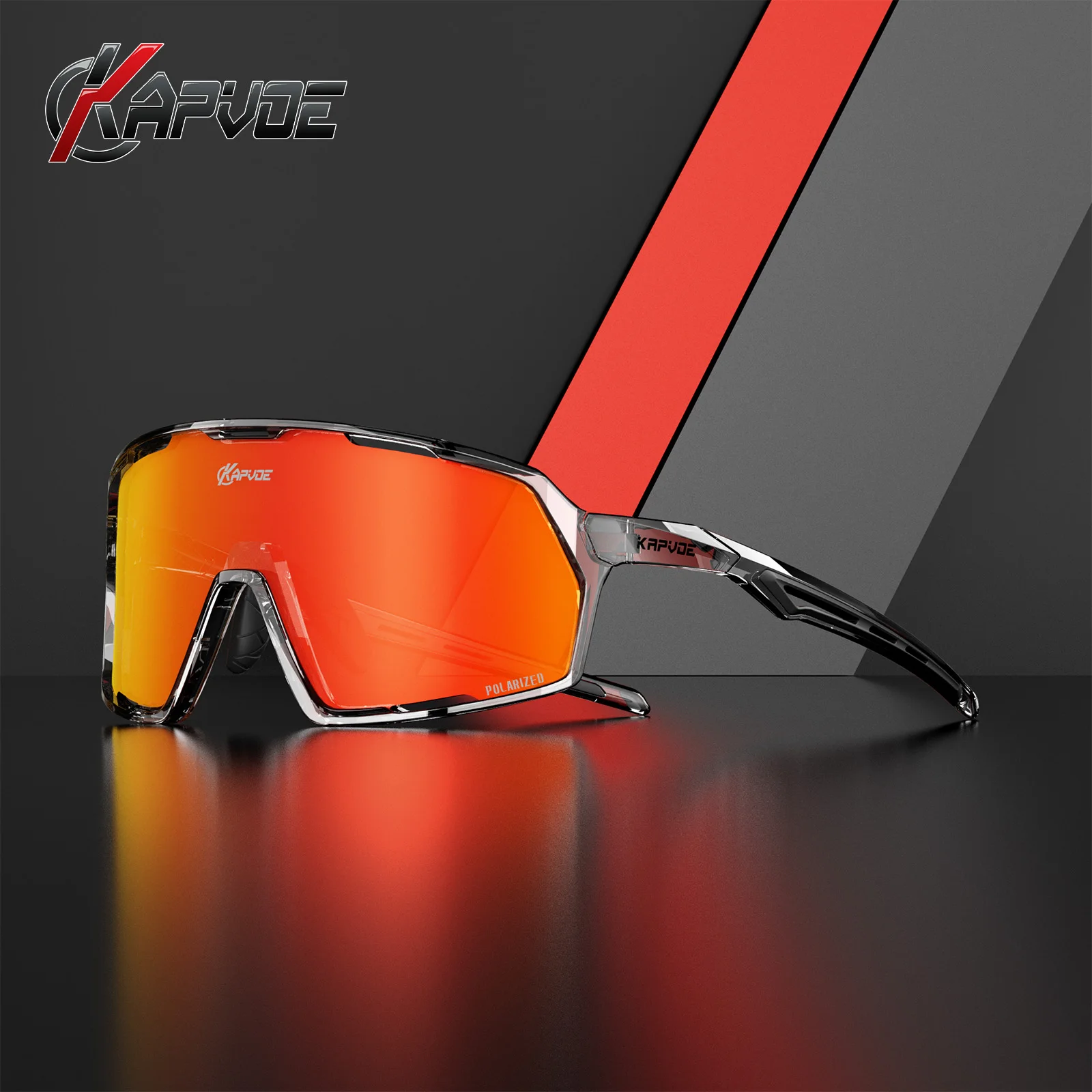 KAPVOE الطريق دراجة الدراجات نظارات UV400 الدراجة الجبلية MTB الاستقطاب نظارات الصيد الدراجات النظارات الشمسية في الهواء الطلق نظارات رياضية