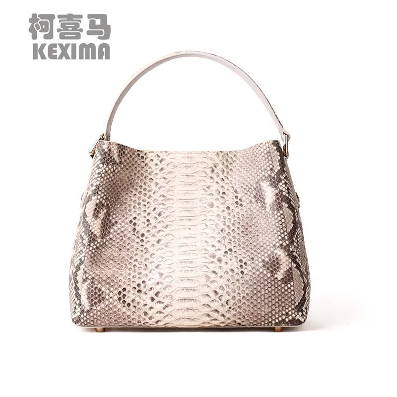 keximayuanyuan new  Python skin  Female snake skin bag  fashion female handbag  Single shoulder bag  leisure women handbag