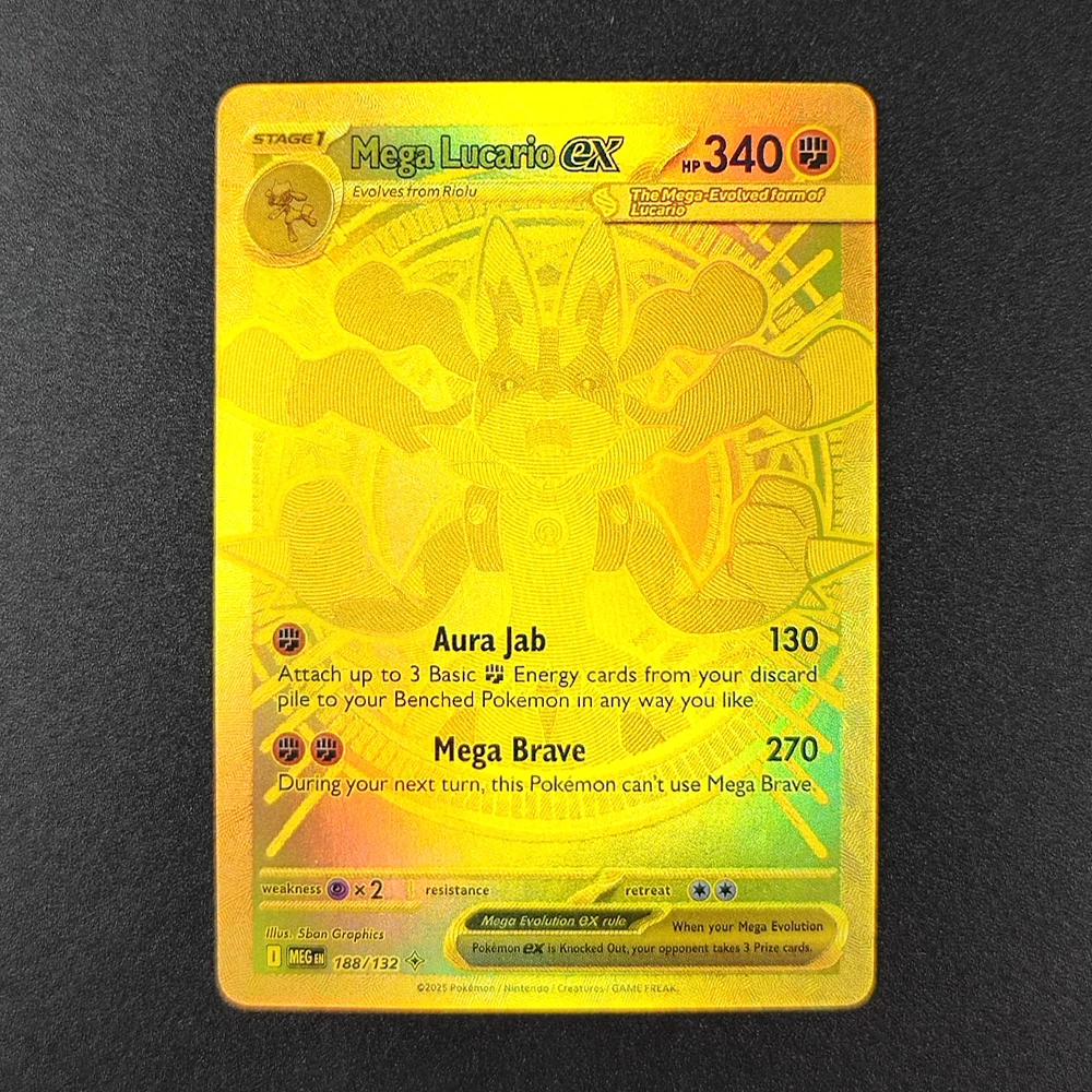 لتقوم بها بنفسك بطاقات البوكيمون Me01 Mega Evolution Lucario Gardevoir Venusaur Lillie تحديد Latias Ex Card Trading Card Game #4