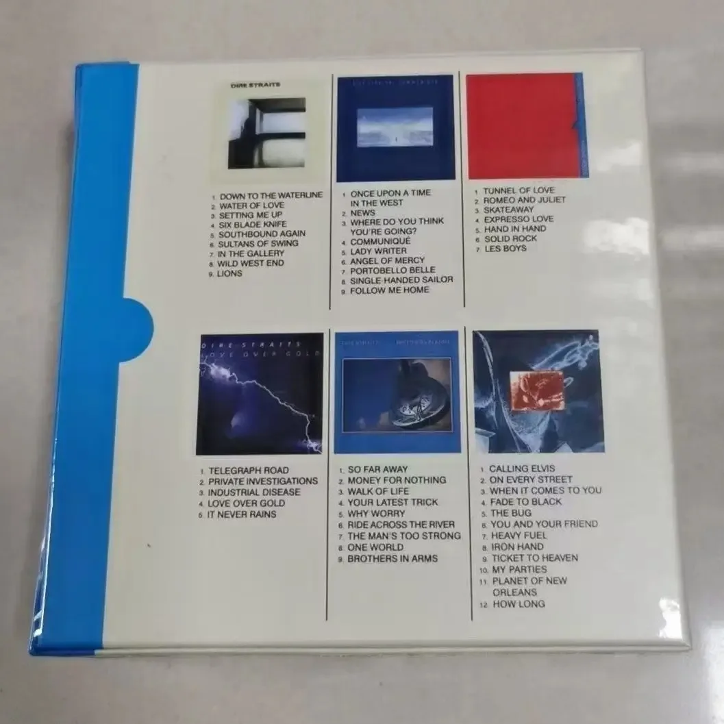 New Heavy Metal Rock Band Music CD Collection Gift Box Strait British Rock Band (1978-1991) 6CD