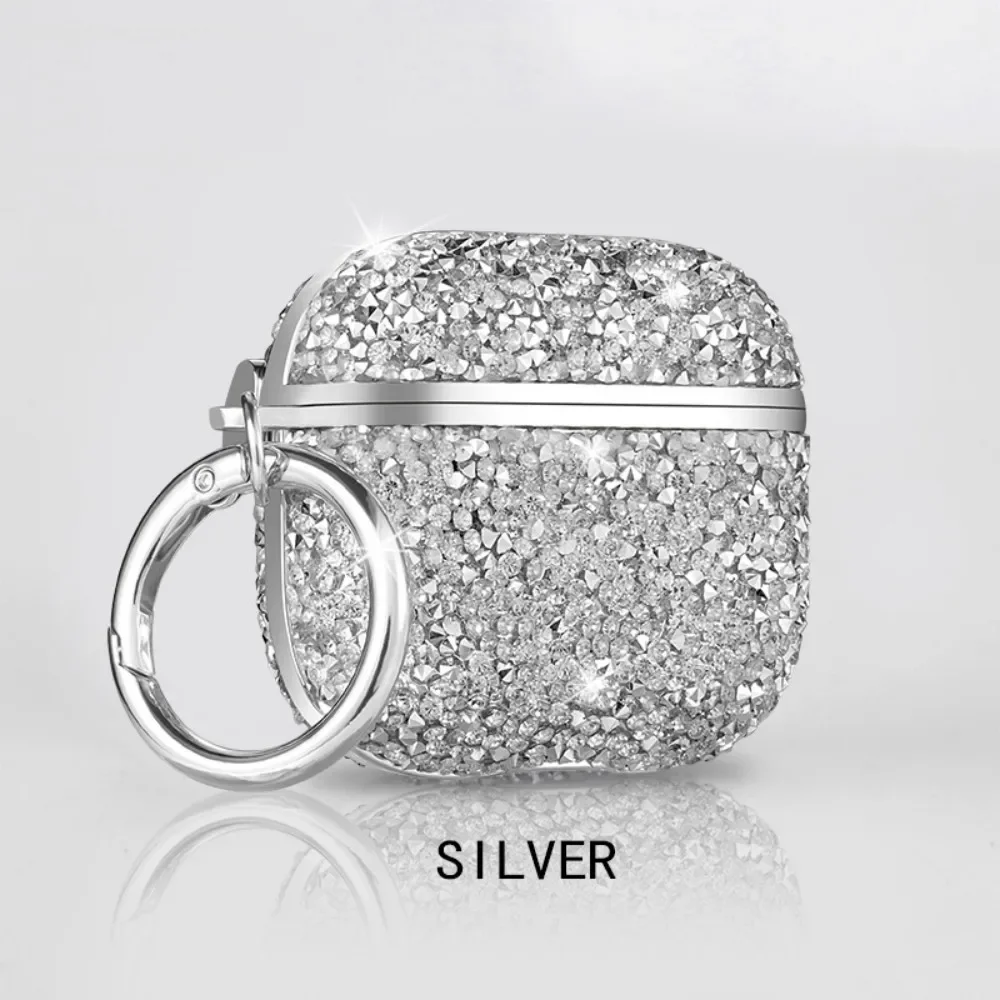 

Sleeve For Airpods 4 2024 Gen Case Glitter Diamond TPU Earphone Cases For AirPods Pro 2 2nd Pro2 3 3rd 1 Cover Fundas With Hook