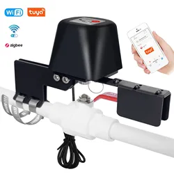 Tuya WiFi Zigbee Automatic Gas Water Heater Valve Controller Smart Home Remote Control Manipulator Work With Alexa Google Home