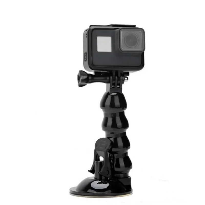 Flexível Gooseneck Car Mount Holder, Ventosa, GoPro Hero 12, 11, 10, 9, 8DJI, OSMO Ação 3, 4, iPhone 14, 15