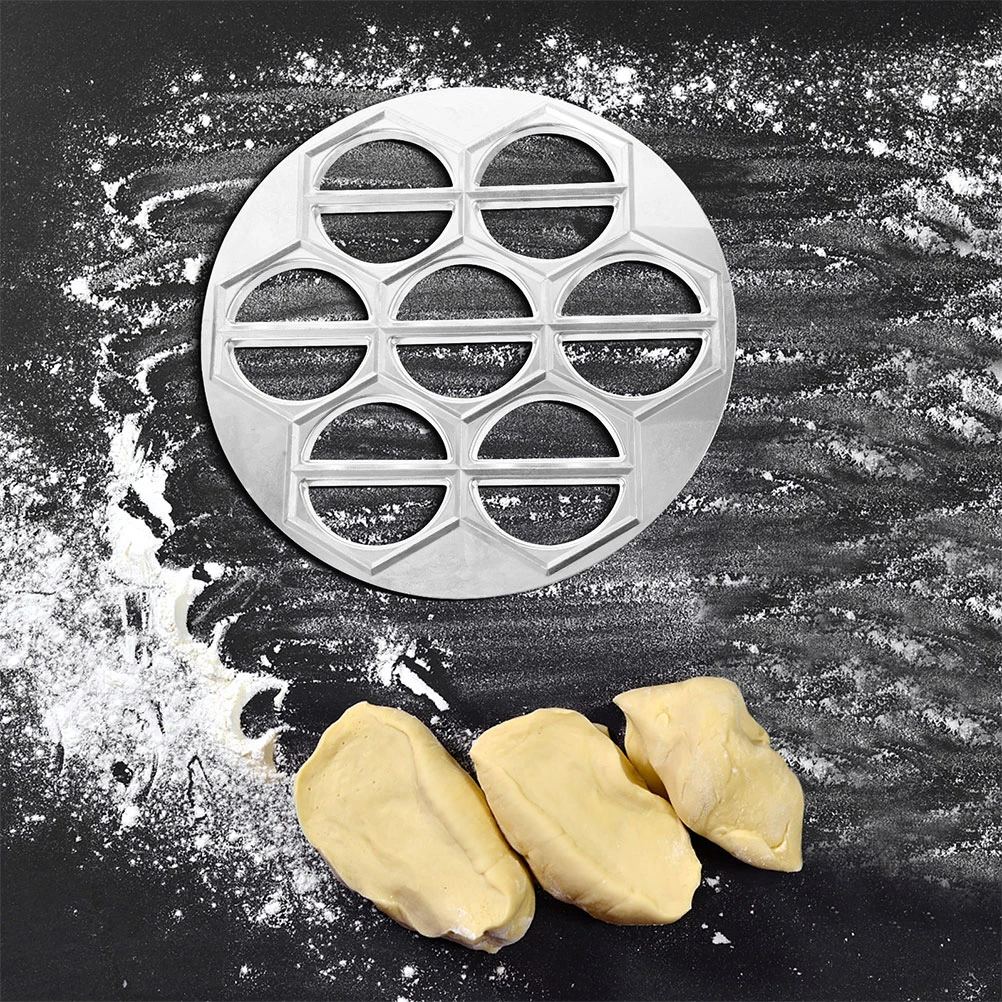 

3pcs Russian Ravioli Maker Dumpling Mold Stainless Steel Press Vareniki Dough Tool Easy Cleanup Lazy Dumpling Press