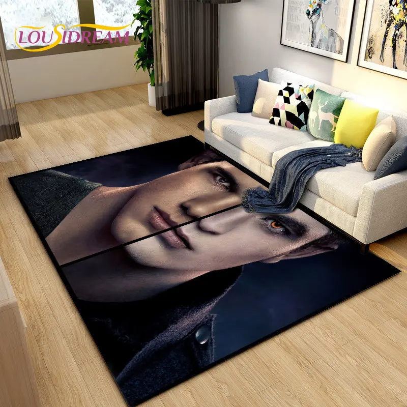 The Twilight Saga HD Printed Area Rug Large,Carpet Rug for Living Room Bedroom Sofa Doormat Decoration,  Kids Non-slip Floor Mat