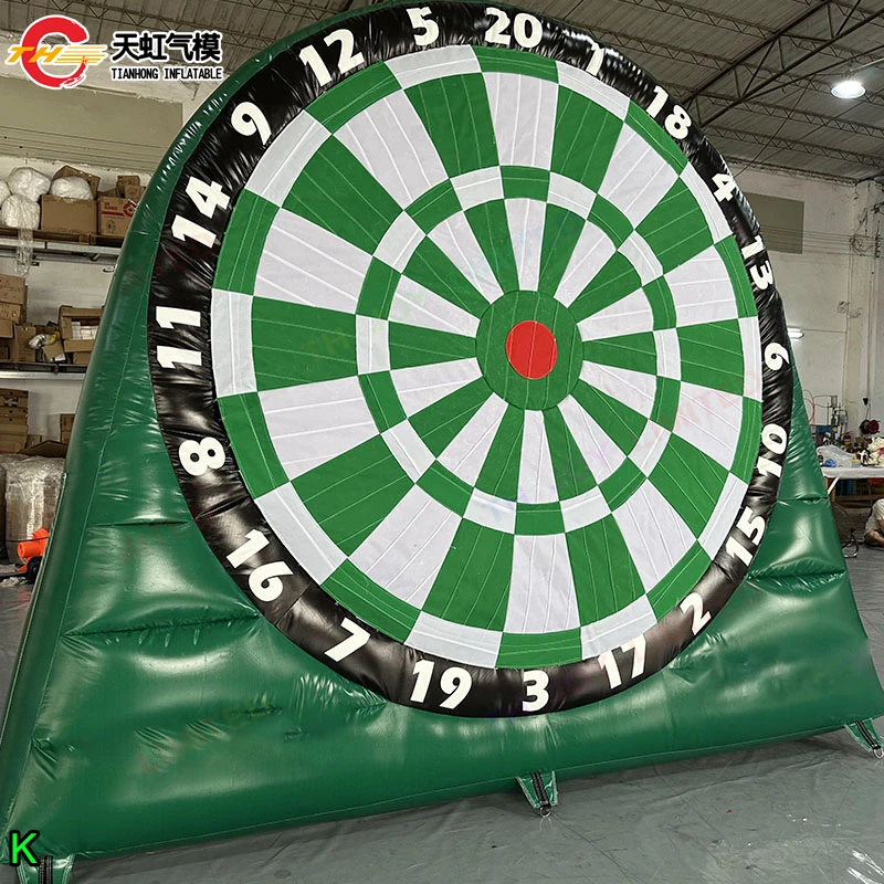 Nieuwe interactieve opblaasbare menselijke sport voetbal dartbord voetbal darts bordspellen grote gigantische carnaval opblaasbaar speelgoed
