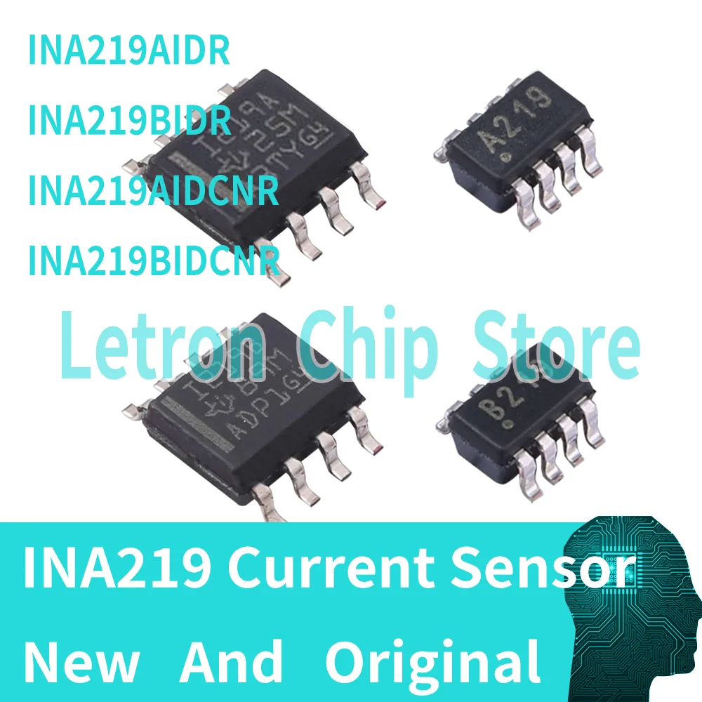 10pcs INA219 Current Sensor IC DC I2C Chip INA219AIDR INA219BIDR INA219AIDCNR INA219BIDCNR INA219AIDT INA219BIDT SOP8 SOT23-8