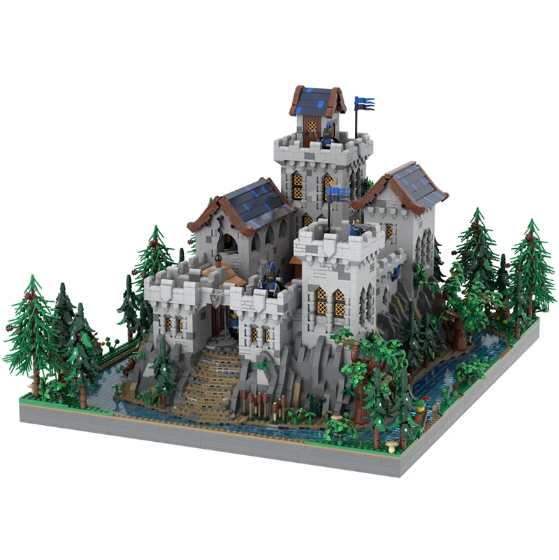 Exquisite New Product MOC Building Blocks Medieval Architecture Model Castle Technology Modular Children's Toy Gift DIY Set