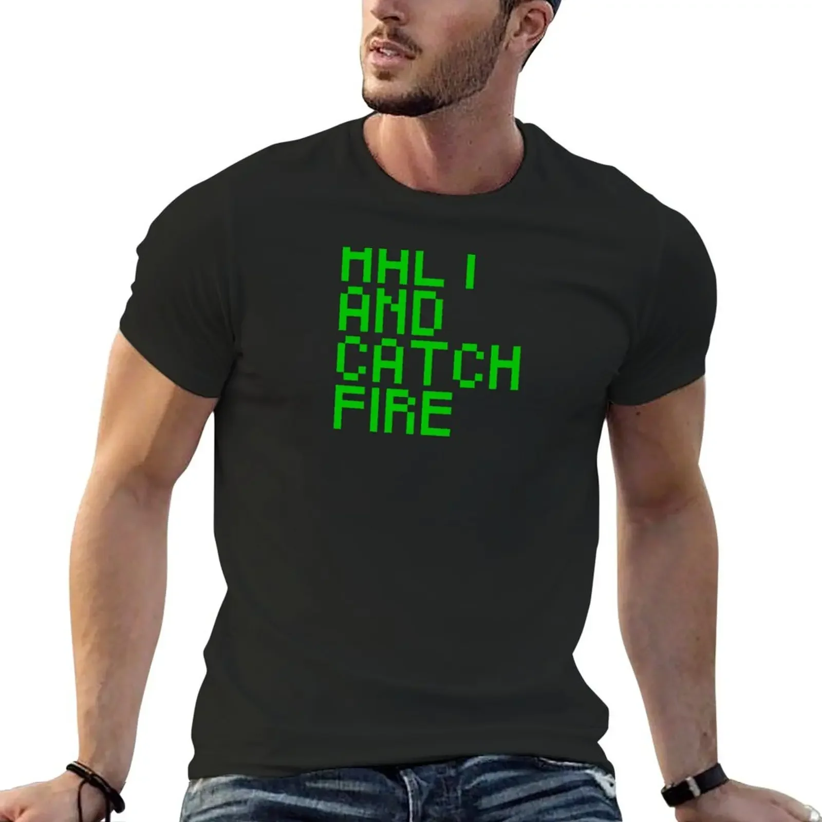 Halt and Catch Fire T-Shirt blue archive oversized t shirt tshirts for men