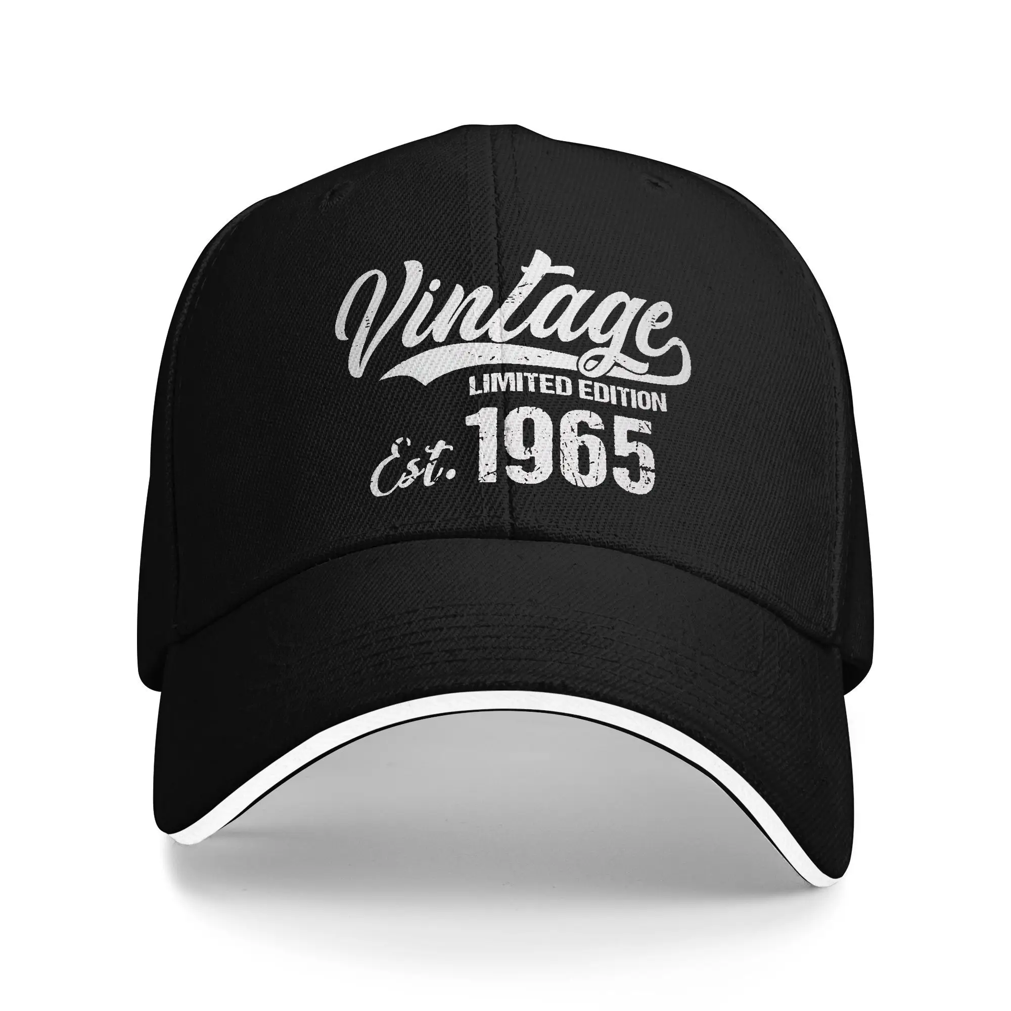 

Est 1965 Vintage 60th Birthday Limited Edition Retro Gift Casual Baseball Cap Hippie Trucker Hat Summer Sun Cool Baseball Caps