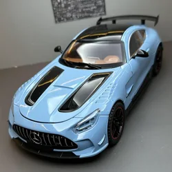 1/24 Benzs-GT GTR Alloy Racing Car Model Diecasts Metal Toy Modified Sports Car Model Simulation Sound and Light Childrens Gifts