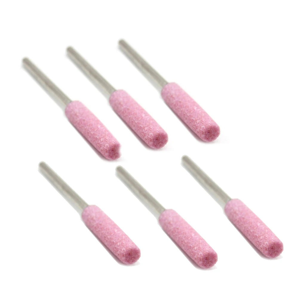 Вращающийся инструмент, шлифовальное сверло, высокая твердость, высокое качество, полировальный камень для металла, хвостовик 3 мм, 6 шт., керамика, горячая распродажа