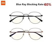 Xiaomi Mijia Anti-Blue Light Glasses 80% Higher Blue Light Blocking Ultra-light Ti Temples Nylon Lens Anti-fouling Wear-Resistan