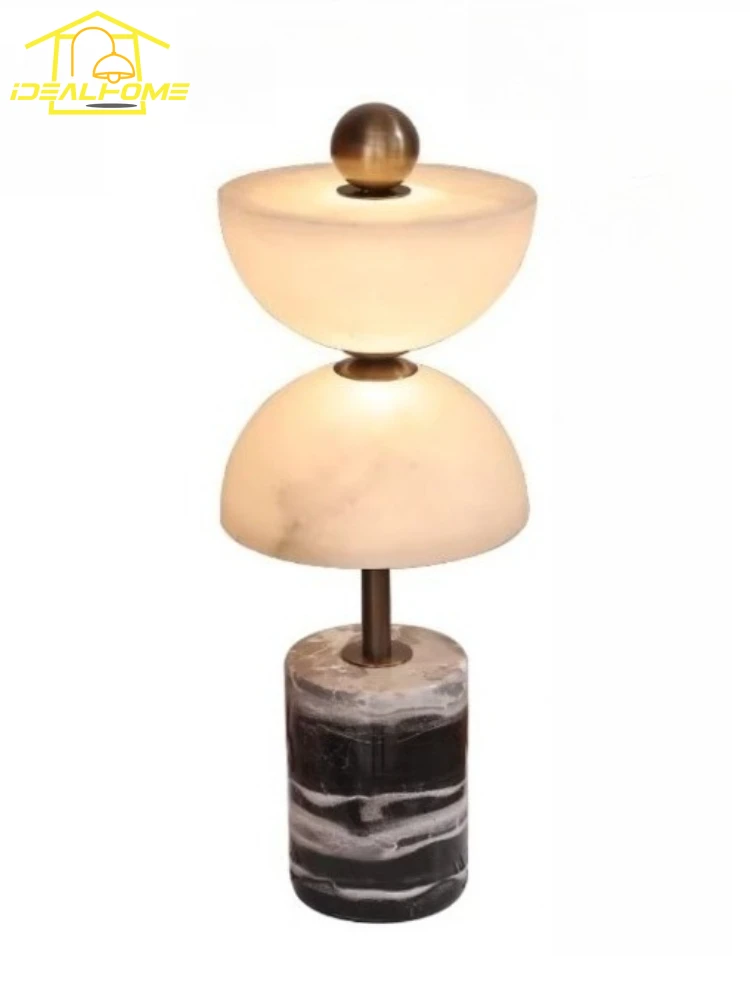 Spanish Design Minimalist Marble Table Lamp LED Designer Modern Desk Light Hotel Restaurant Study Model Living Room Sales Office