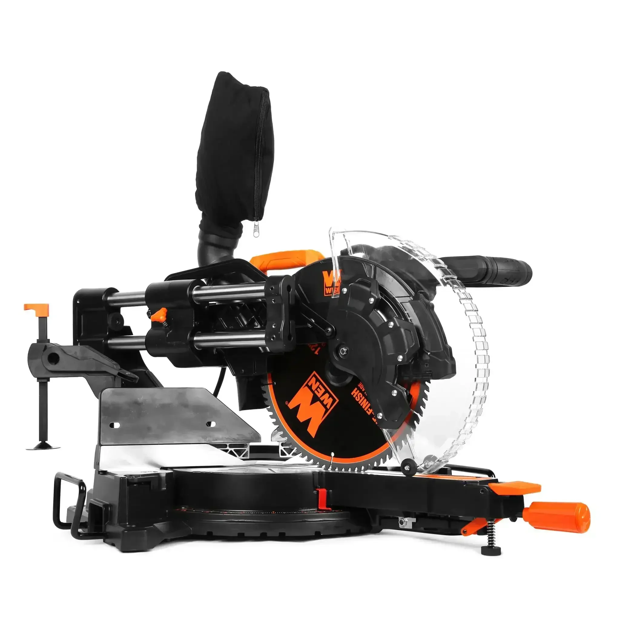 WEN-Dual Bevel deslizante composto de Miter Saw com LED Cutline, ferramentas eléctricas, serra eléctrica, 15-Amp, 12 ", EUA, Novo