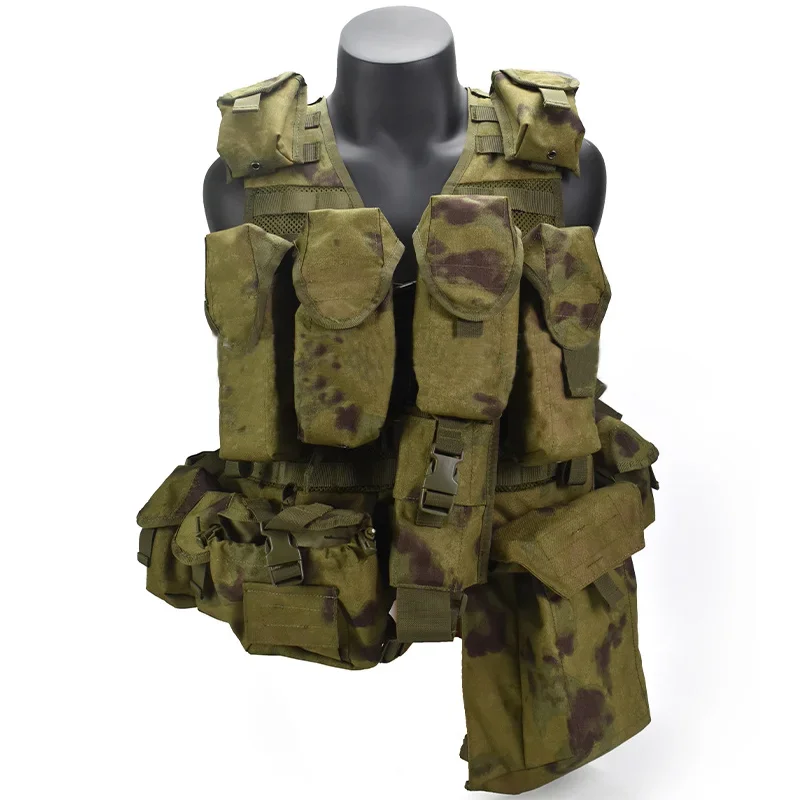 

Outdoor Large Capacity Tactical Vest, Multifunctional Carrying Gear Bag, Magazine Pouch, Hunting, Airsoft Water Bottle Bag