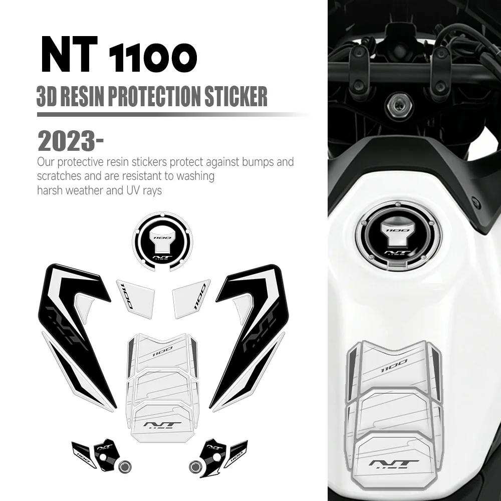 

Motorcycle 3D Decal Protector Kit For NT1100 NT 1100 2023 2024 Adventure Tank Pad Sticker