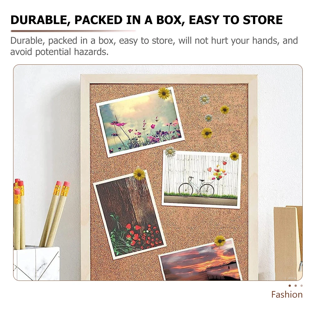 

30Pcs Cartoon Thumbtacks Convenient Push Pins Plastic Material Multi-Function Compact Small Thumbtacks for Office Desk