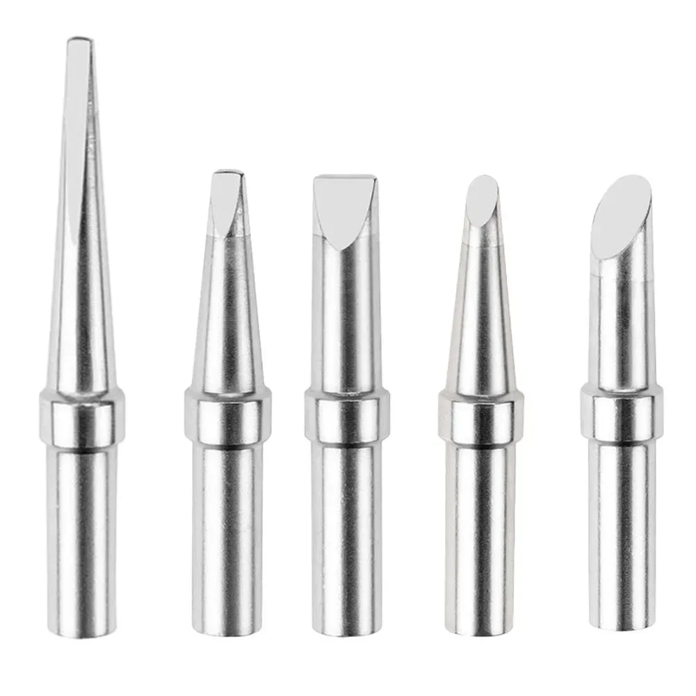 Silver ET Soldering Iron Tips Set for WESD51 WES51 WCC100 WE1010NA PES51 PES50 WCC100/101 LR21 EC1201 EC1204 EC2000 Wep70