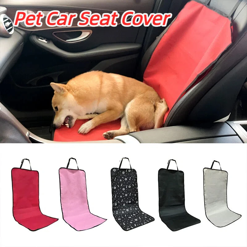 Waterproof Oxford Pet Car Seat Pad Anti-Leak Urine Mat Anti-Scratch Co-Pilot Seat Cushion Portable for Dogs & Cat Outdoor Travel