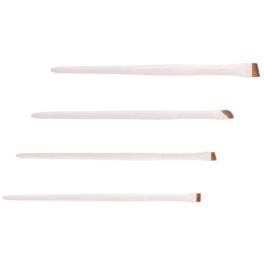 4Pcs Professional Eyeliner Brush Set for Eyeshadow, Eyebrows & Eyelashes – Durable Makeup Brushes