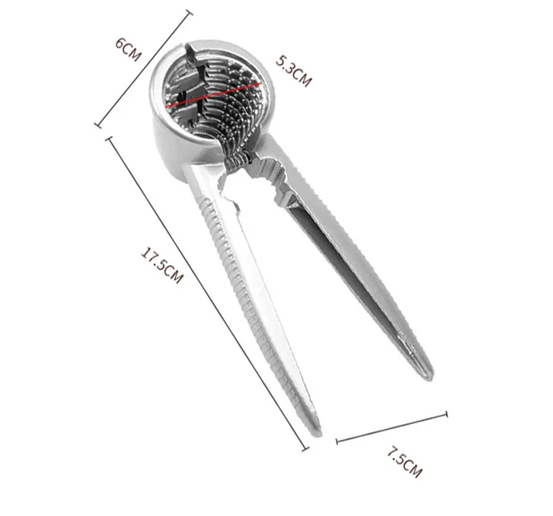 Manual Nut Cracker Stainless Steel Mechanical Sheller Kitchen