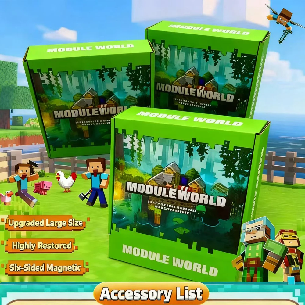 

Magnetic Building Blocks Montessori Educational Sensory Toys Suitable for Children Aged 3 and Above DIY Magnetic Blocks Gift for