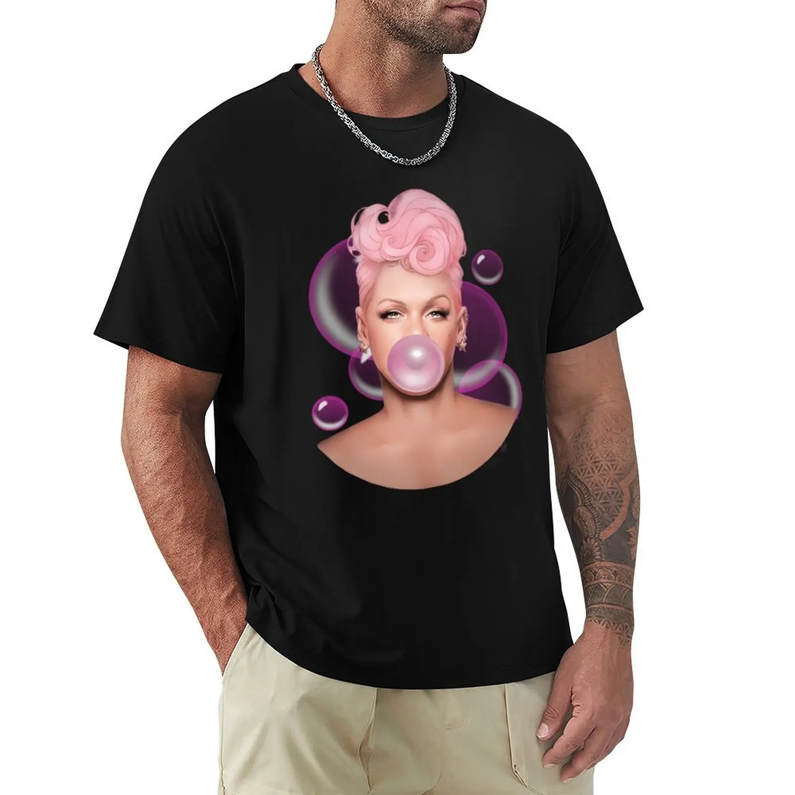 

Summer Carnival Bubblegum Tour Pink Pnk P Nk 2023 2 T-Shirt plain summer clothes funny gifts cute tops Men's t-shirt