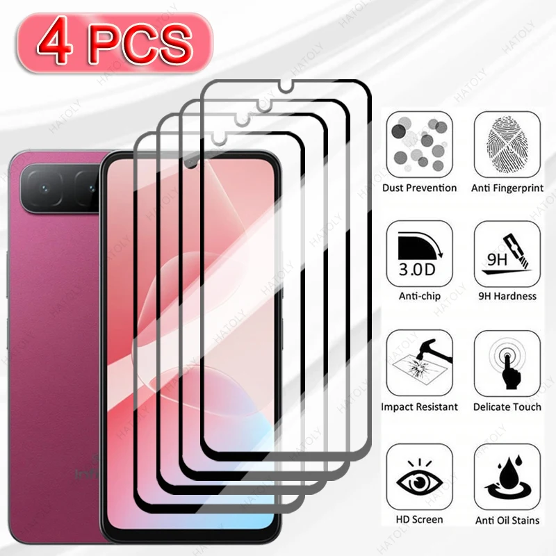 

Для Infinix Hot 60i 5G стекло черный край защитная пленка для Infinix Hot 60i 5G Защитная пленка для экрана камеры Защитная пленка для объектива 4 шт. Стекло