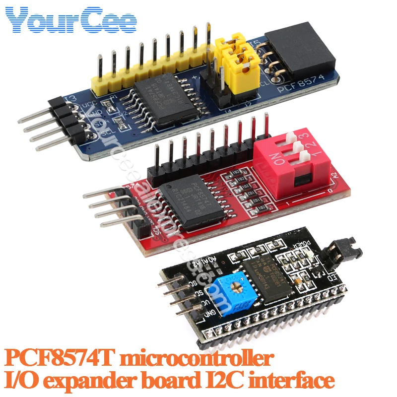 2pcs/1pc PCF8574 PCF8574T Microcontroller I/O Expander Expansion Board Module IIC I2C Adapter Plate IIC/I2C 2.5V-6V PCF8575