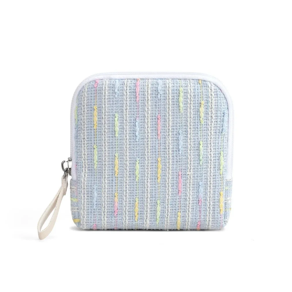 

Portable Canvas Jewelry Display Bag Anti-Tarnish Convenient Bracelet Protective Bag Multi-Layer Jewelry Storage Bag Travel Home