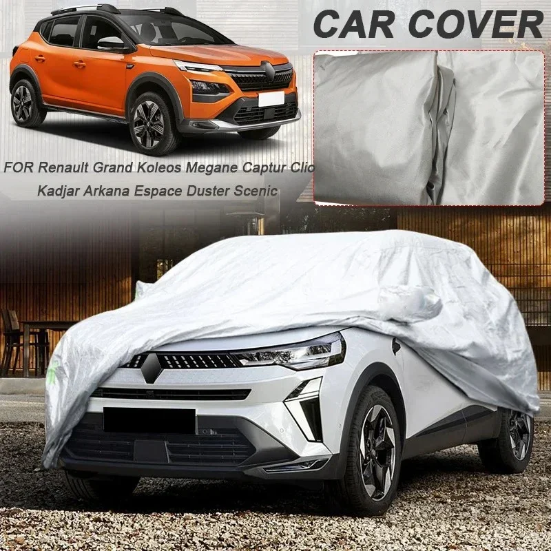 

Car Cover For Renault ARKANA,AUSTRAL,CAPTUR,CLIO,DUSTER,ESPACE,KOLEOS,KADJAR,KARDIAN,KOLEOS,MEGANE,SCENIC dustproof, uv resistan