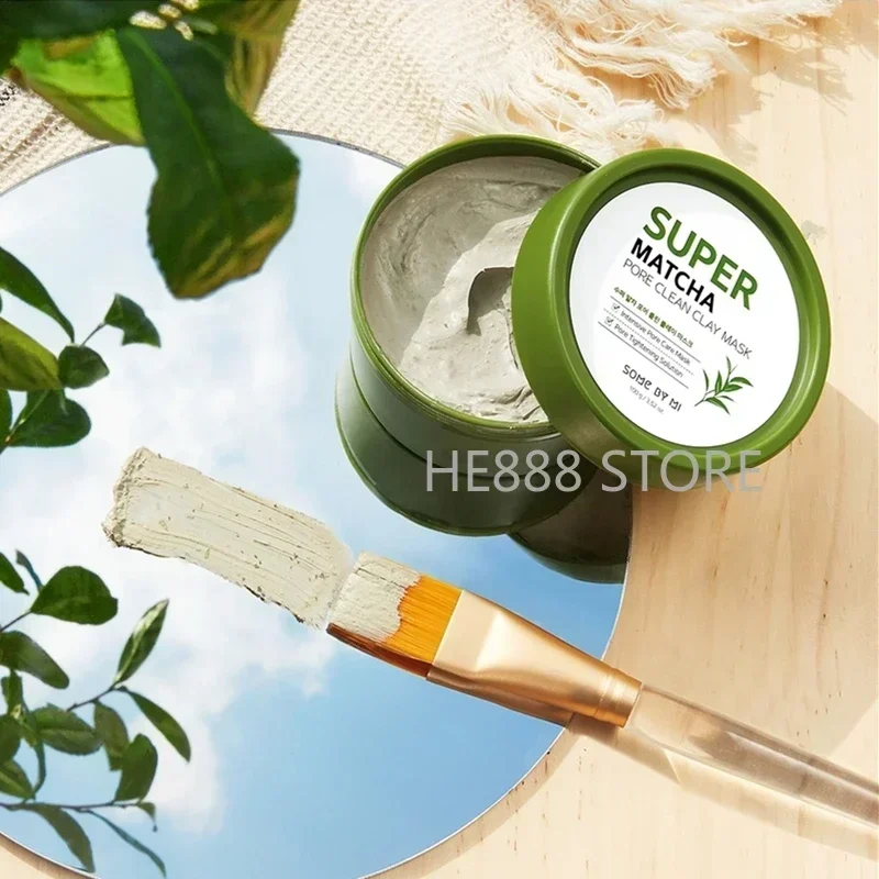 

Корея Some By Mi Super Matcha Pore Clean Clay Mask 100 г Сужающая поры Очищающая маска для лица Контроль жирности Успокаивающий уход за кожей